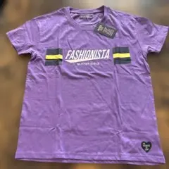 FASHIONISTA GLITTER GIRLS Tシャツ 紫　130