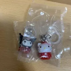 サンリオ　いちごのめじるしアクセサリー キティちゃんとクロミちゃんのセット