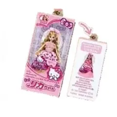 ※ガチャ※　ハローキティ だいすきウエディンドレスリカちゃん　ミニチュア