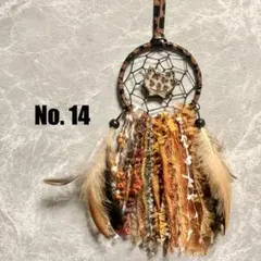 No.14 ♡ ヒョウ柄cat ×ドリームキャッチャー