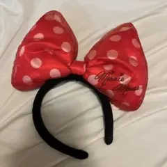 ディズニー ビッグリボンカチューシャ 赤