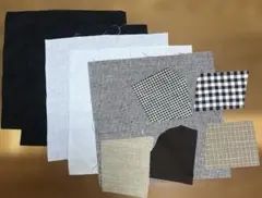 4X ハンドメイド用リネン布片セット