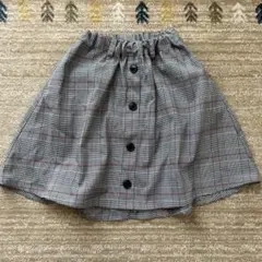 BeBe チェック柄スカート 130サイズ