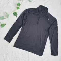 UNIQLO ユニクロ ウォームドライハーフジップ ブラック