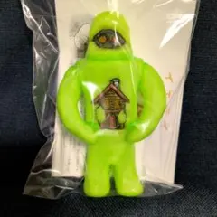ソフビ キダイ玩具室 家庭 イエティ（クリア黄緑 蓄光）