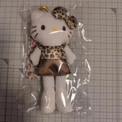 ハローキティGOGOGALスタイルアップマスコット　豹柄脚長キティ