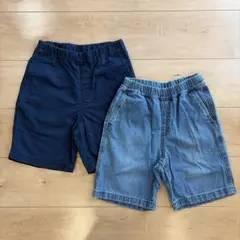 【ユニクロ】ハーフパンツ 120 (2枚セット)②