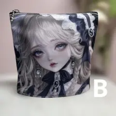 パネル　隠しマチコスメポーチ　女の子　B