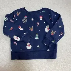 H&M クリスマス柄 トレーナー 92cm