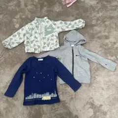 110サイズ 子供服 パーカー ジャケット ロンT