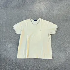 Polo by Ralph Lauren Vネック　tシャツ XL イエロー