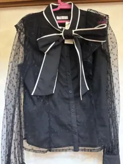MIIAシースルーブラウス タグ付き