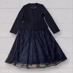 セール✨ルイルエブティック レースワンピース セットアップ　フォーマルノーカラー