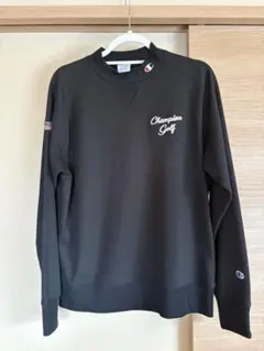 BRIEFING GOLF カレッジハイネック リラックスフィット ブラック L