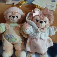 上海ディズニー フルーツ ダッフィー&シェリーメイ ぬいぐるみSS