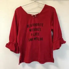 ピンクラテ Tシャツ 七分丈 カットソー⭐️140