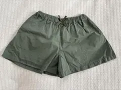 ユニクロキッズ　オリーブグリーン ハーフパンツ130