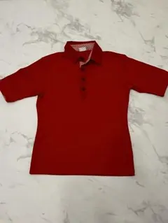 ポロシャツ アディダス ゴルフ ゴルフウェア 赤 チェック