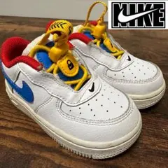 【美品】NIKE フォース1 トグル ベビー スニーカー 12cm マルチカラー
