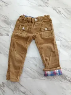 MIKIHOUSEコーデュロイ ベージュパンツ 100cm