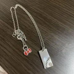 Hello Kitty プレートネックレス キティリボン2009年レア