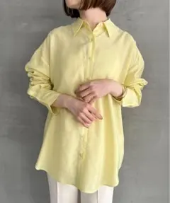 A part by シアービッグシャツ 長袖シャツのサムネイル