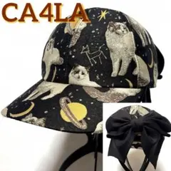 CA4LA カシラ 猫 星座柄 PICTURE SPACE リボン キャップのサムネイル