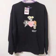 パワーパフガールズ スウェット ブラック XLサイズ