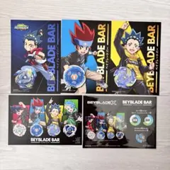 BEYBLADE BAR ベイブレード バー ポストカード ステッカー セット