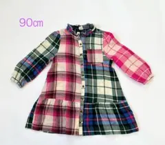 baby GAP ギャップ　チェックワンピース　90㎝　女の子