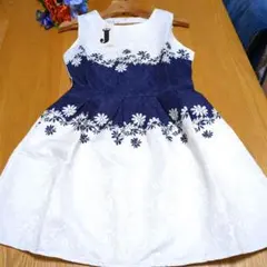 C*O様 特価　未使用　JUSTYLE　ワンピース　膝丈　花柄　М　ノースリーブ