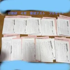 2026年最新】日能研 4年 育成テストの人気アイテム - メルカリ