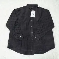 U.S. POLO ASSN. チェックシャツ オーバーサイズ ユニセックス