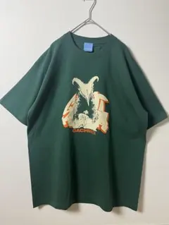 MEQRI GACHIAKUTA Tシャツ XL グリーン 斑獣　ルド