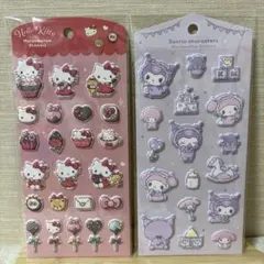【正規品】サンリオ　マシュマロステッカーズ　ハローキティー　クロミ　マイメロ