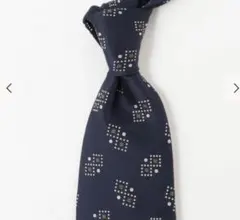 beams×JOHN COMFORT /別注 小紋柄 ネクタイ ネイビー