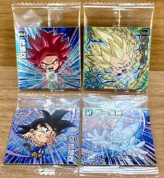 ドラゴンボール 超戦士シールウエハース超★超絶感謝の十周年【４枚セット】❸