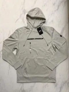 【新品未使用】UNDER ARMOUR パーカー ライトグレー Sサイズ
