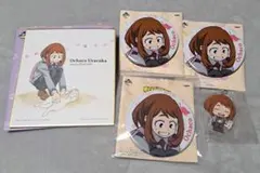 麗日お茶子 一番くじ セット ねことひと休み 色紙 缶バ クリチャ ヒロアカ