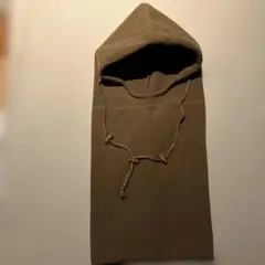 アメリカ軍　マイクロフリー素材　フード付きネックウォーマー　バラクラバ　コヨーテ