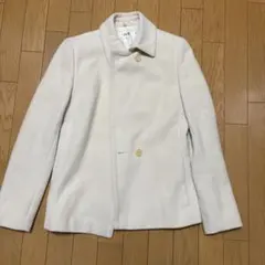 23区 アンゴラ混 ショートコート ベージュ系 サイズ38 上品 きれいめ