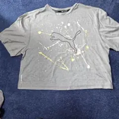 PUMA スプラッタープリント Tシャツ M