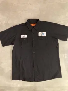 古着 ワークシャツ RED KAP ブラック XL sizeのサムネイル