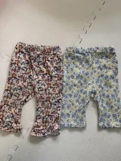 【petit main】花柄パンツ2点セット