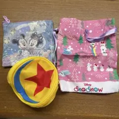 ディズニー小物収納入れ3点