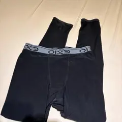EXIO コンプレッションタイツ ブラック Lサイズ サイクリング