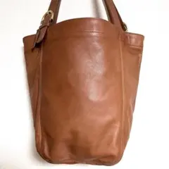 美品 OLD COACH オールドコーチ ブラウン トートバッグ