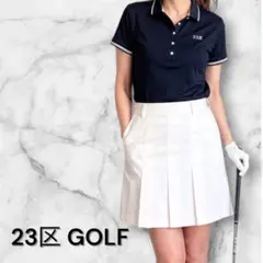 23区GOLF ゴルフスカート 白 プリーツスカート レディース ホワイト 美品のサムネイル