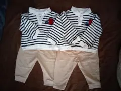 100cmと110cm♪上下おそろコーデセット。４点まとめ売り。