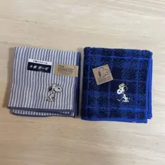 スヌーピー 8重ガーゼタオルハンカチ2枚セット